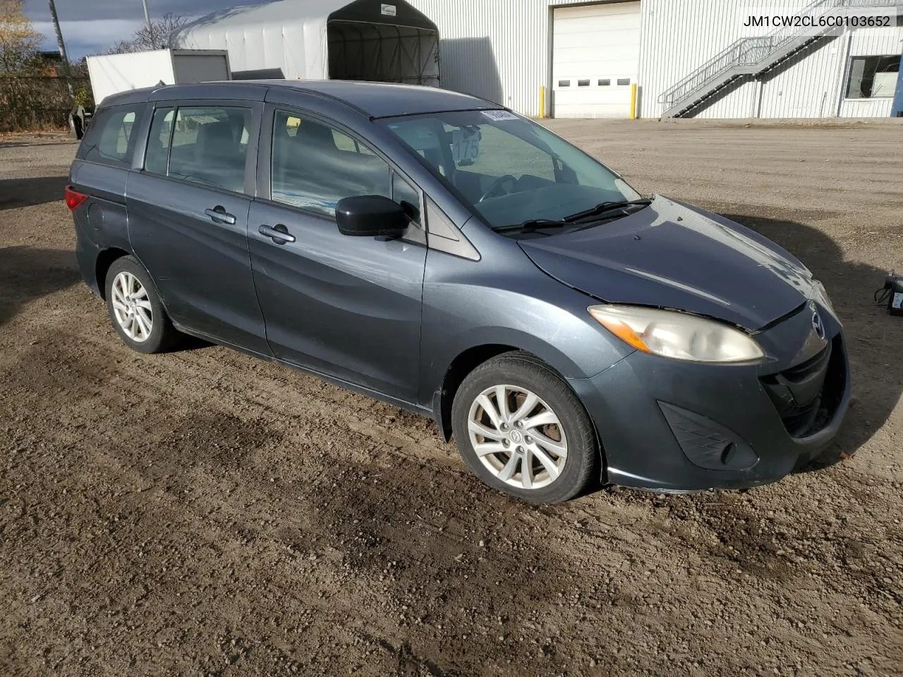 2012 Mazda 5 VIN: JM1CW2CL6C0103652 Lot: 79064864