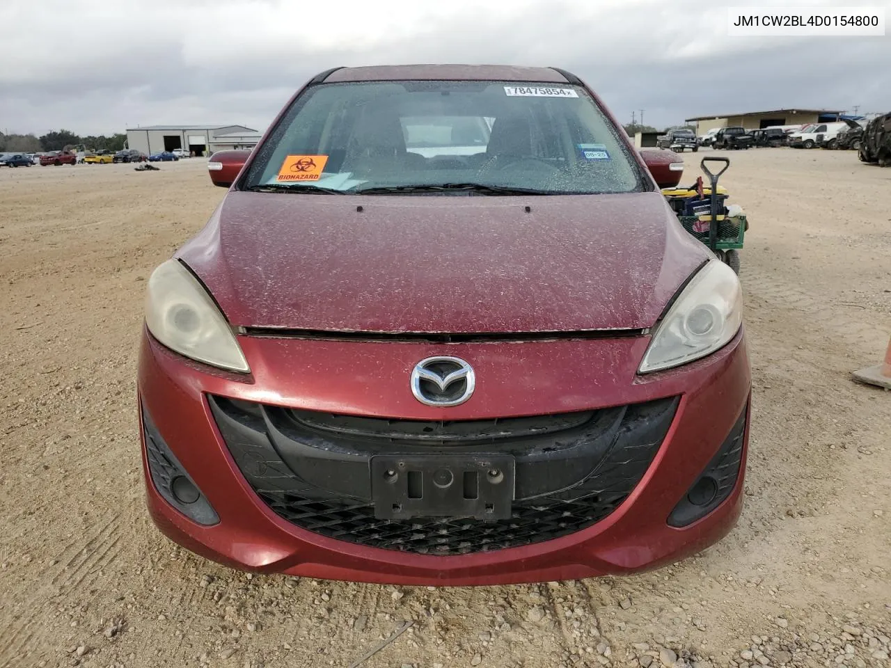 2013 Mazda 5 VIN: JM1CW2BL4D0154800 Lot: 78475854