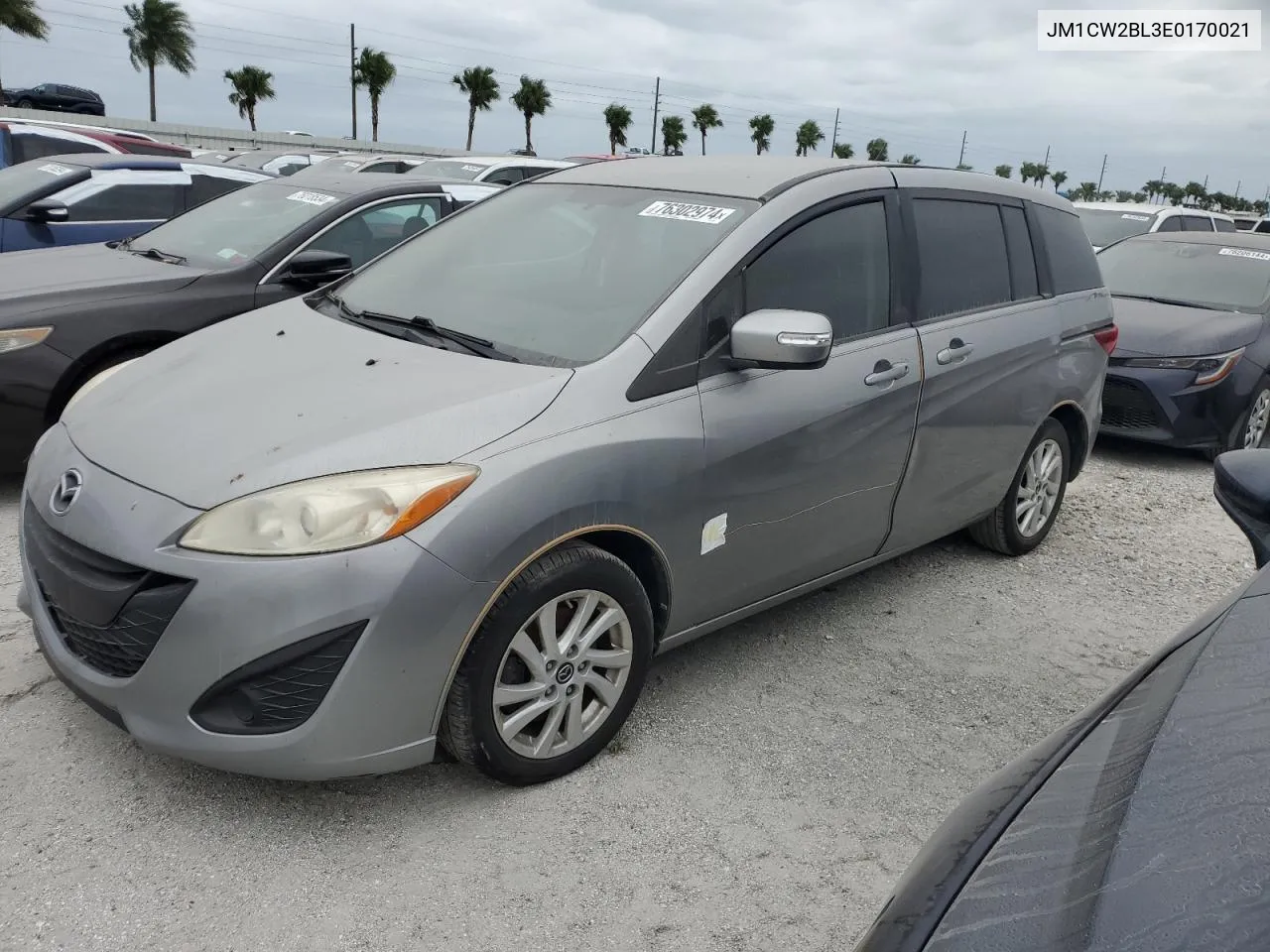 2014 Mazda 5 Sport VIN: JM1CW2BL3E0170021 Lot: 76302974