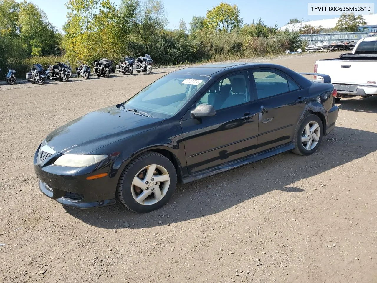 2003 Mazda 6 I VIN: 1YVFP80C635M53510 Lot: 72151414