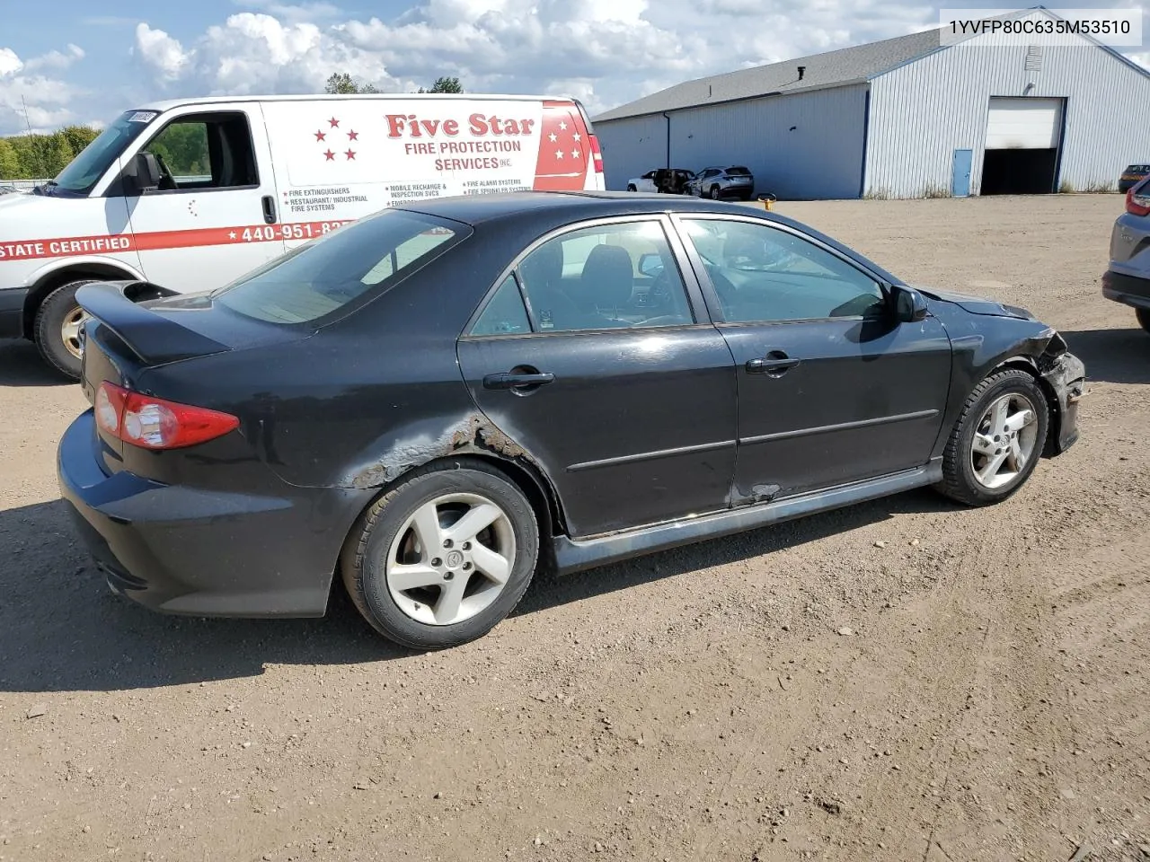 2003 Mazda 6 I VIN: 1YVFP80C635M53510 Lot: 72151414