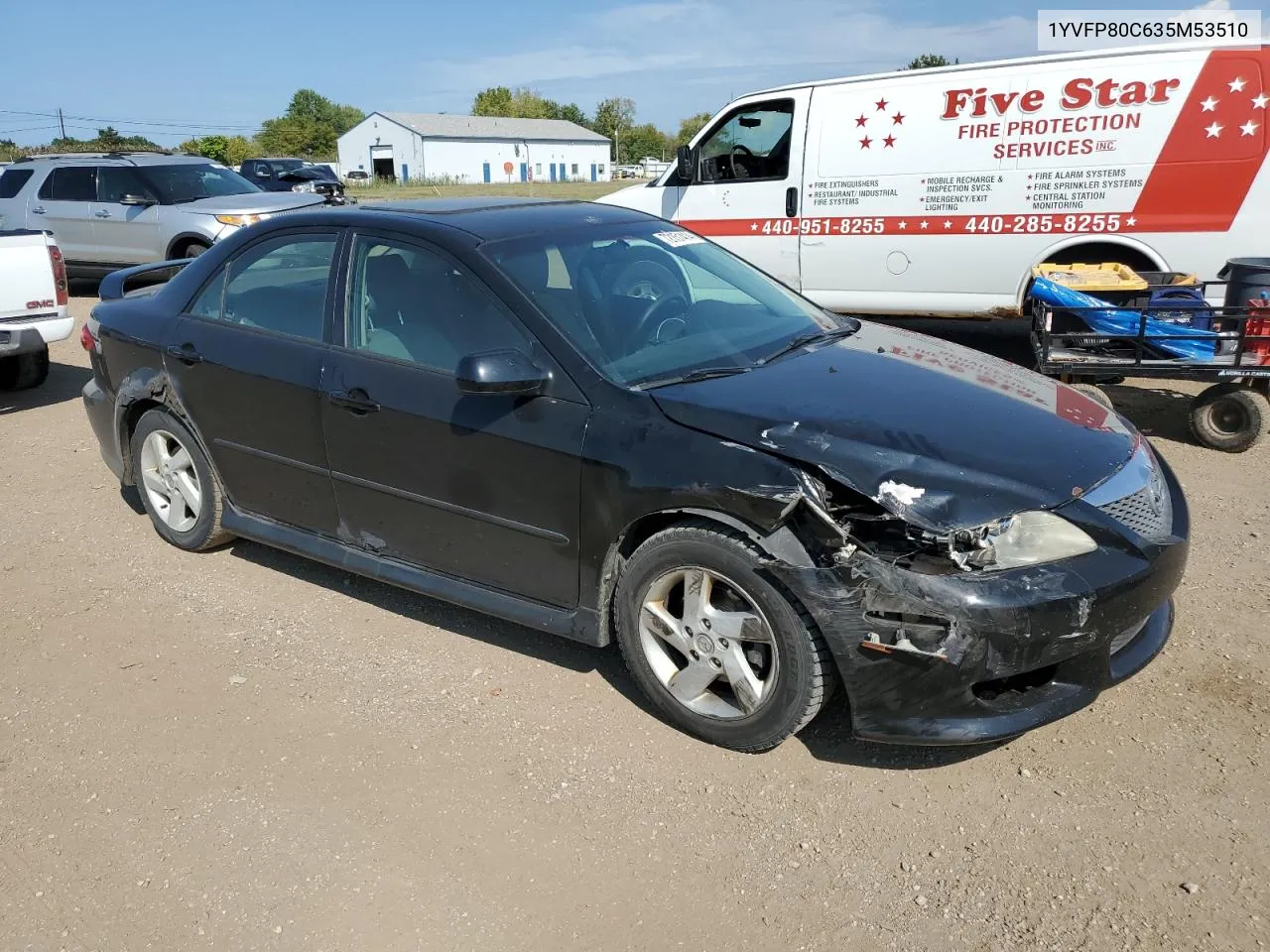 2003 Mazda 6 I VIN: 1YVFP80C635M53510 Lot: 72151414