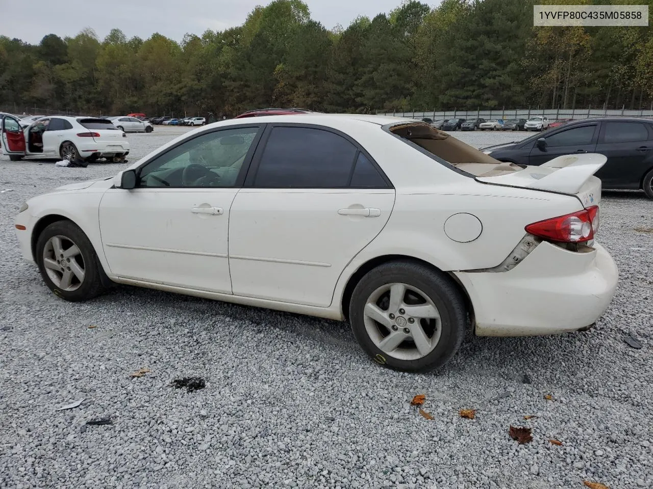 2003 Mazda 6 I VIN: 1YVFP80C435M05858 Lot: 78804184