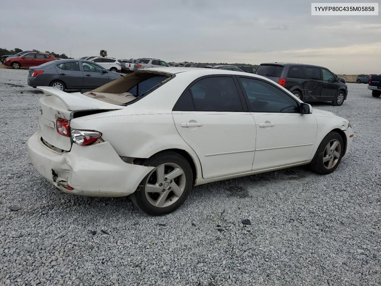 2003 Mazda 6 I VIN: 1YVFP80C435M05858 Lot: 78804184