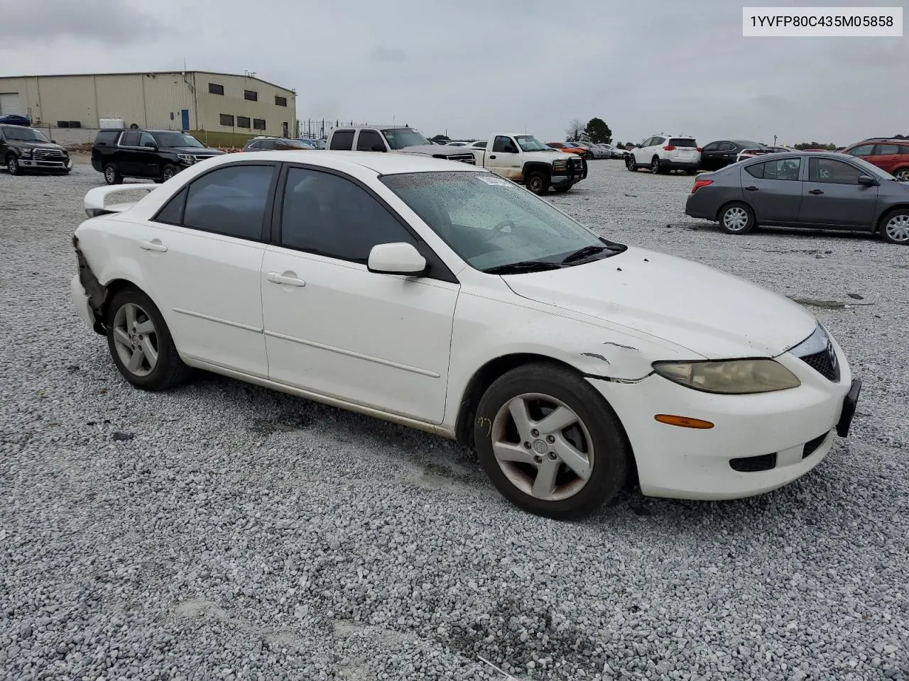 2003 Mazda 6 I VIN: 1YVFP80C435M05858 Lot: 78804184