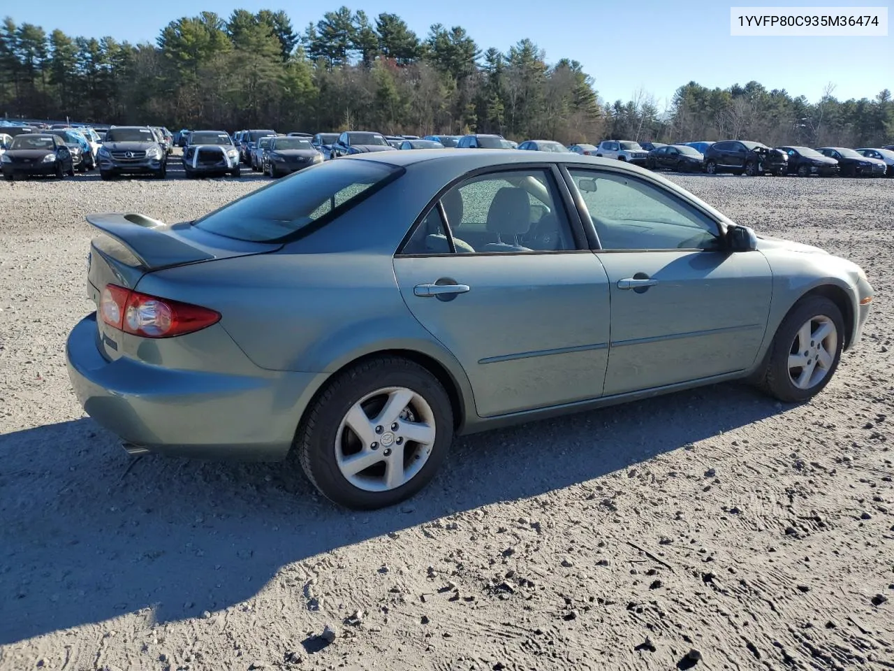 2003 Mazda 6 I VIN: 1YVFP80C935M36474 Lot: 80915354