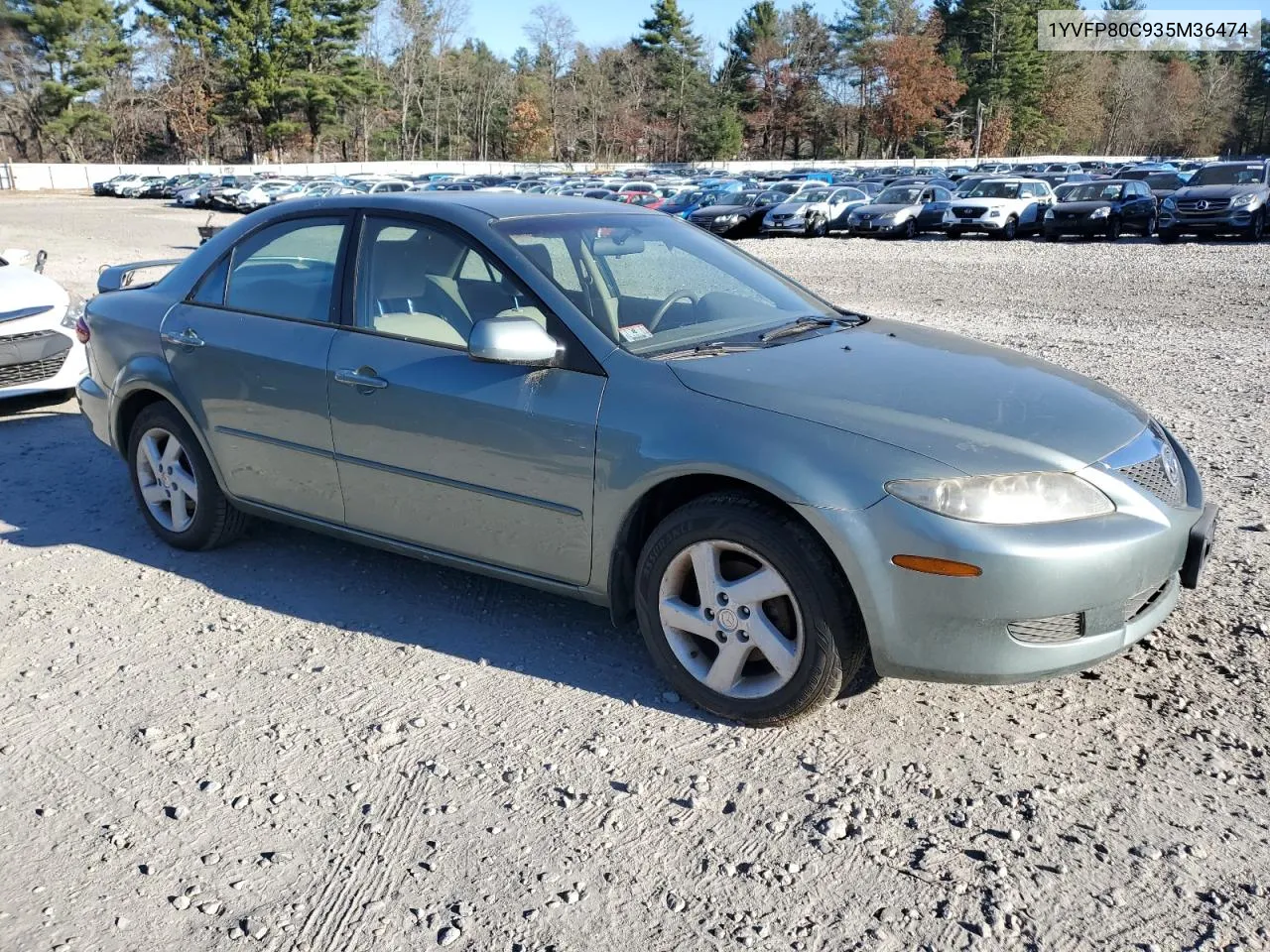 2003 Mazda 6 I VIN: 1YVFP80C935M36474 Lot: 80915354