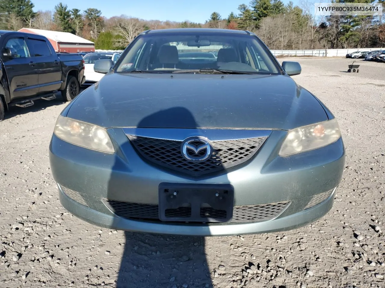 2003 Mazda 6 I VIN: 1YVFP80C935M36474 Lot: 80915354