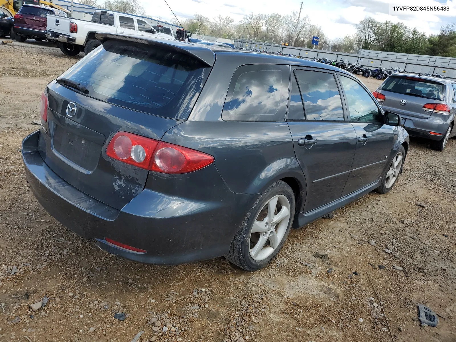 2004 Mazda 6 S VIN: 1YVFP82D845N56483 Lot: 50461484