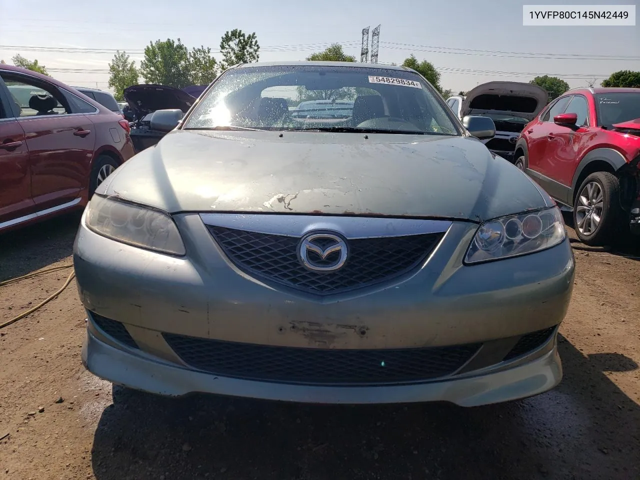 2004 Mazda 6 I VIN: 1YVFP80C145N42449 Lot: 54829834