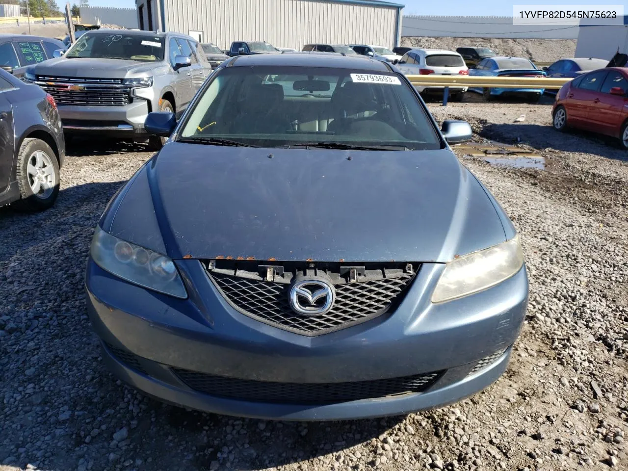 2004 Mazda 6 S VIN: 1YVFP82D545N75623 Lot: 62747624