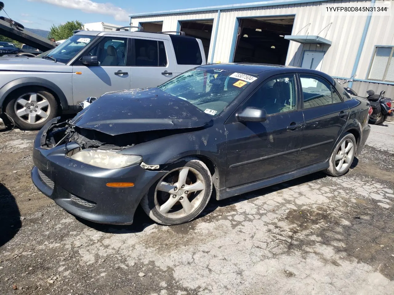 2004 Mazda 6 S VIN: 1YVFP80D845N31344 Lot: 73307504