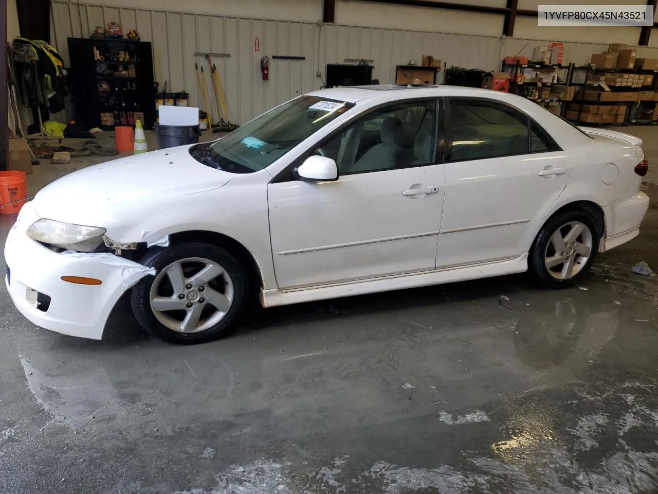 2004 Mazda 6 I VIN: 1YVFP80CX45N43521 Lot: 73315234