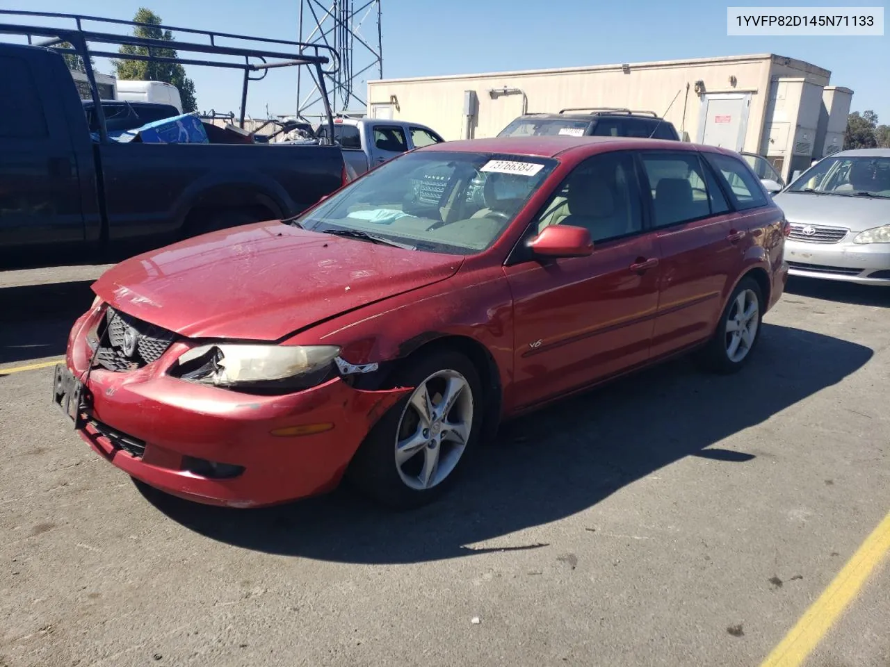 2004 Mazda 6 S VIN: 1YVFP82D145N71133 Lot: 73766384