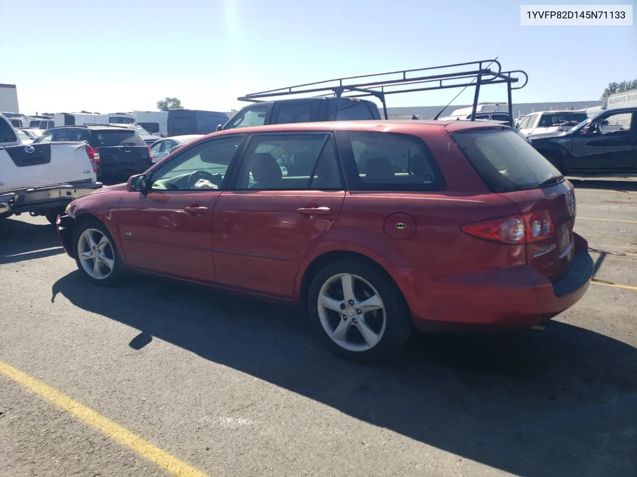 2004 Mazda 6 S VIN: 1YVFP82D145N71133 Lot: 73766384