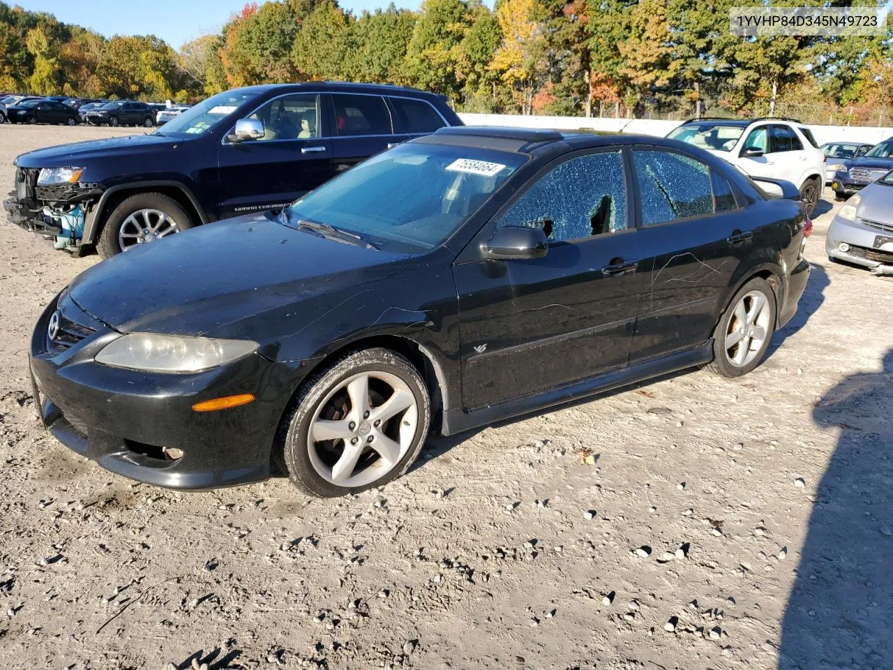 2004 Mazda 6 S VIN: 1YVHP84D345N49723 Lot: 75584664