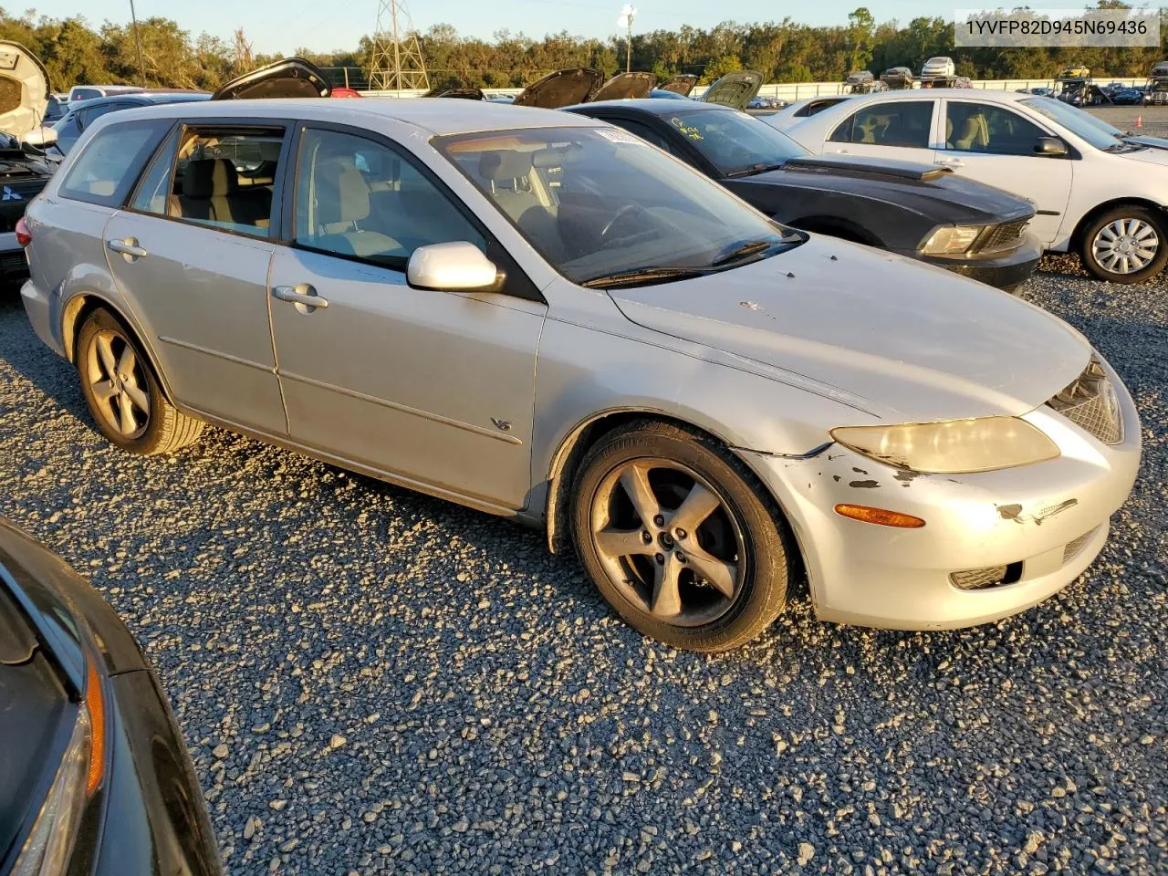 2004 Mazda 6 S VIN: 1YVFP82D945N69436 Lot: 76238084