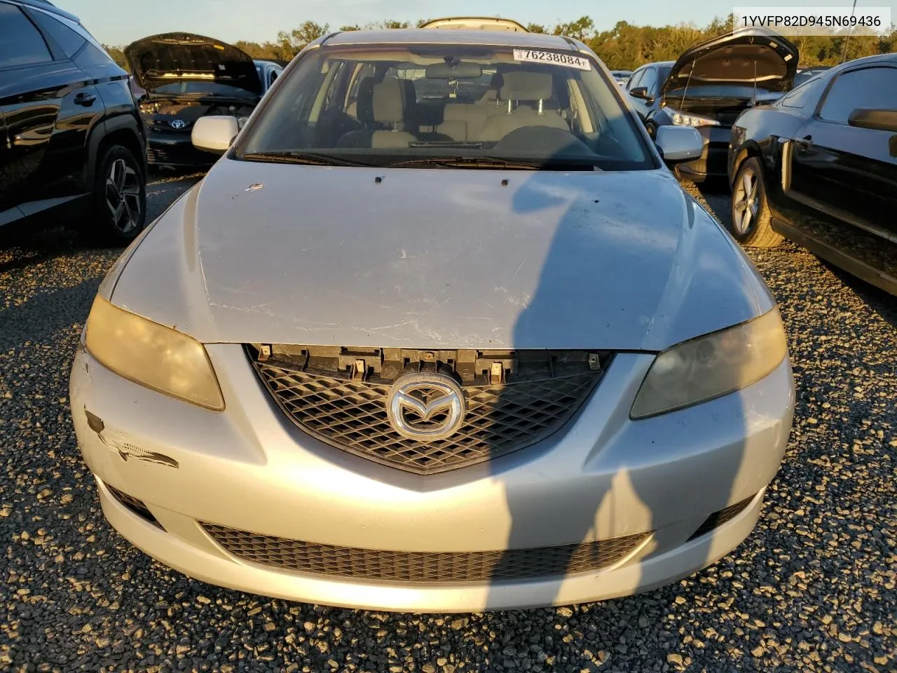 2004 Mazda 6 S VIN: 1YVFP82D945N69436 Lot: 76238084