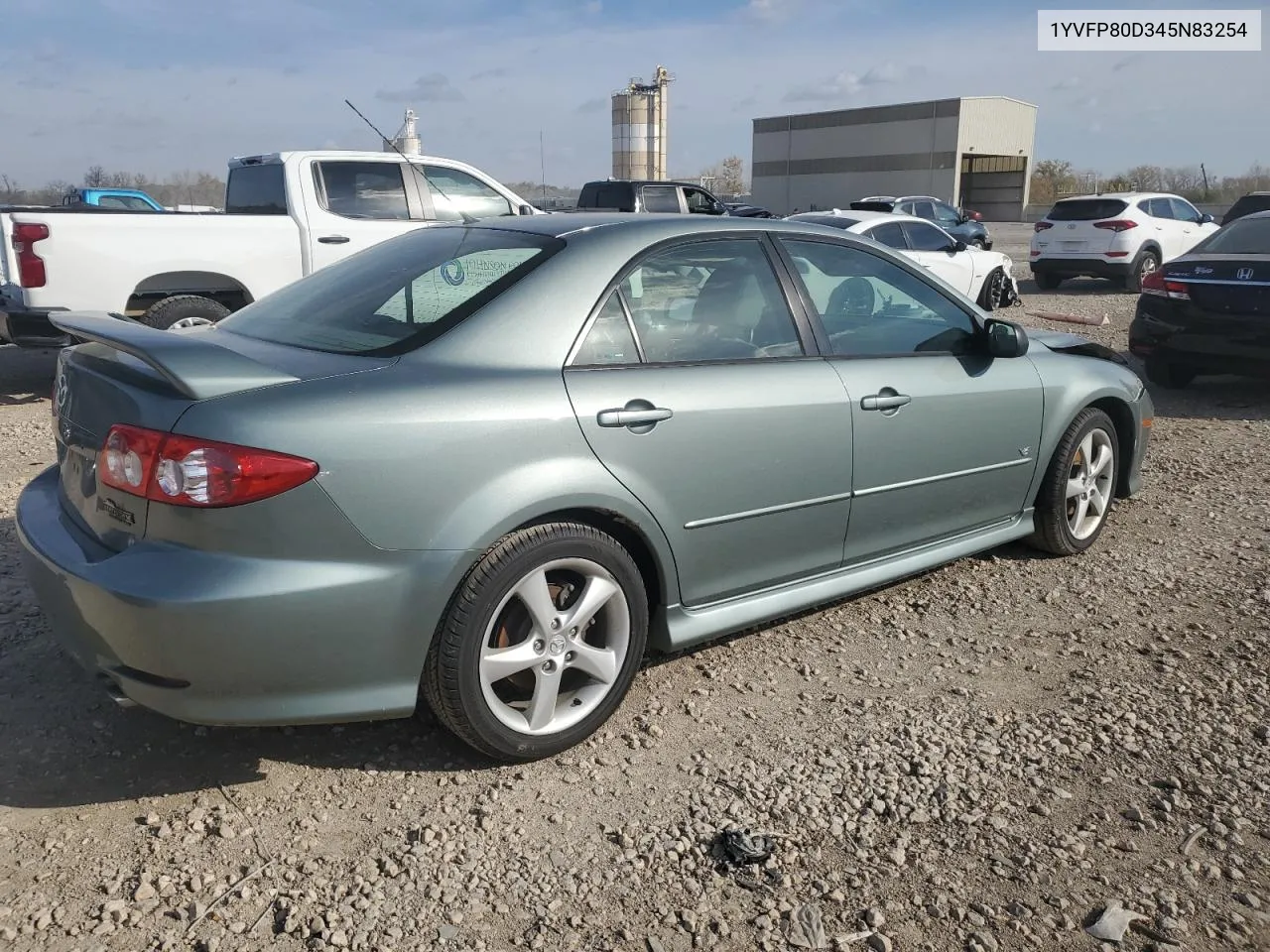 2004 Mazda 6 S VIN: 1YVFP80D345N83254 Lot: 77689794