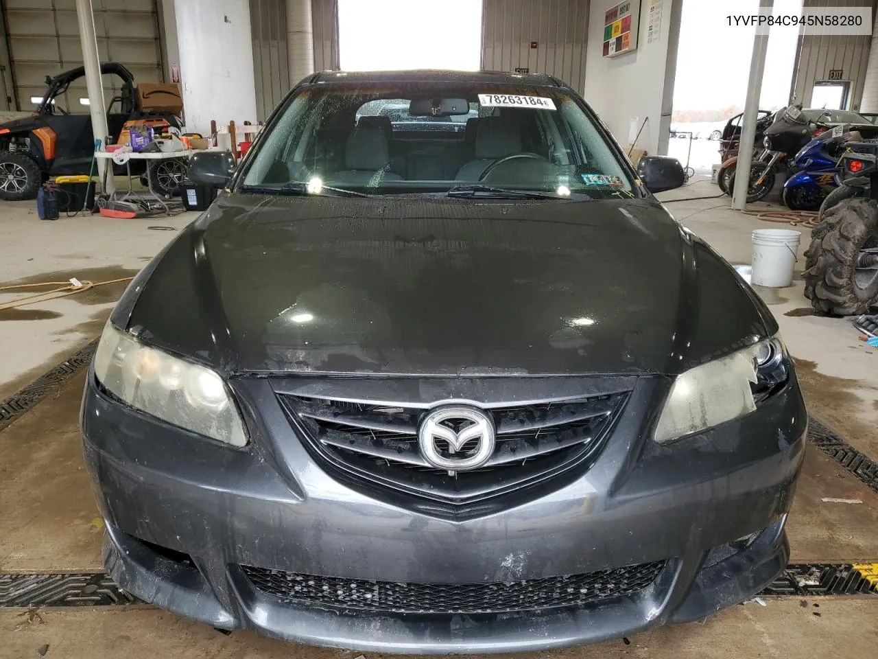 2004 Mazda 6 I VIN: 1YVFP84C945N58280 Lot: 78263184