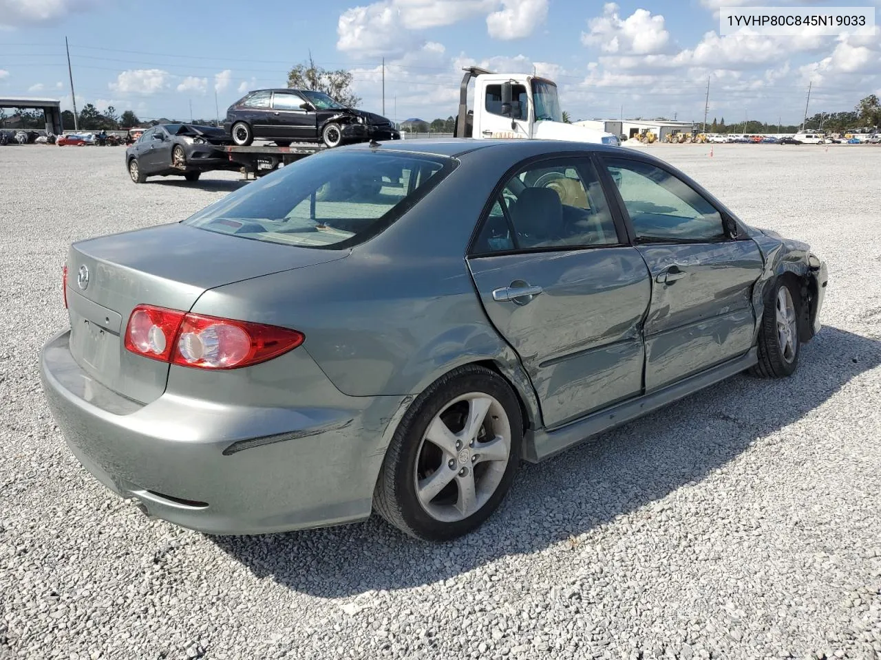 2004 Mazda 6 I VIN: 1YVHP80C845N19033 Lot: 80008484