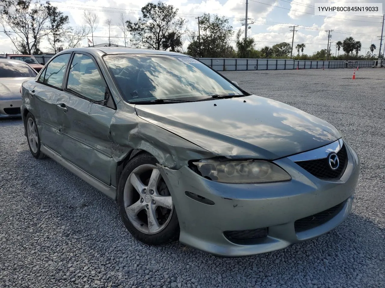 2004 Mazda 6 I VIN: 1YVHP80C845N19033 Lot: 80008484