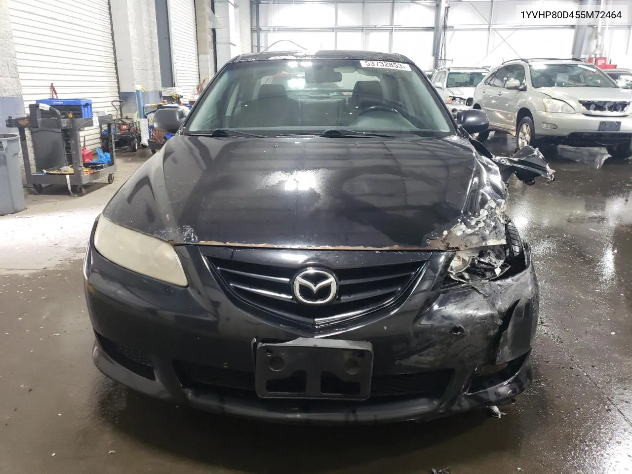 2005 Mazda 6 S VIN: 1YVHP80D455M72464 Lot: 53732853