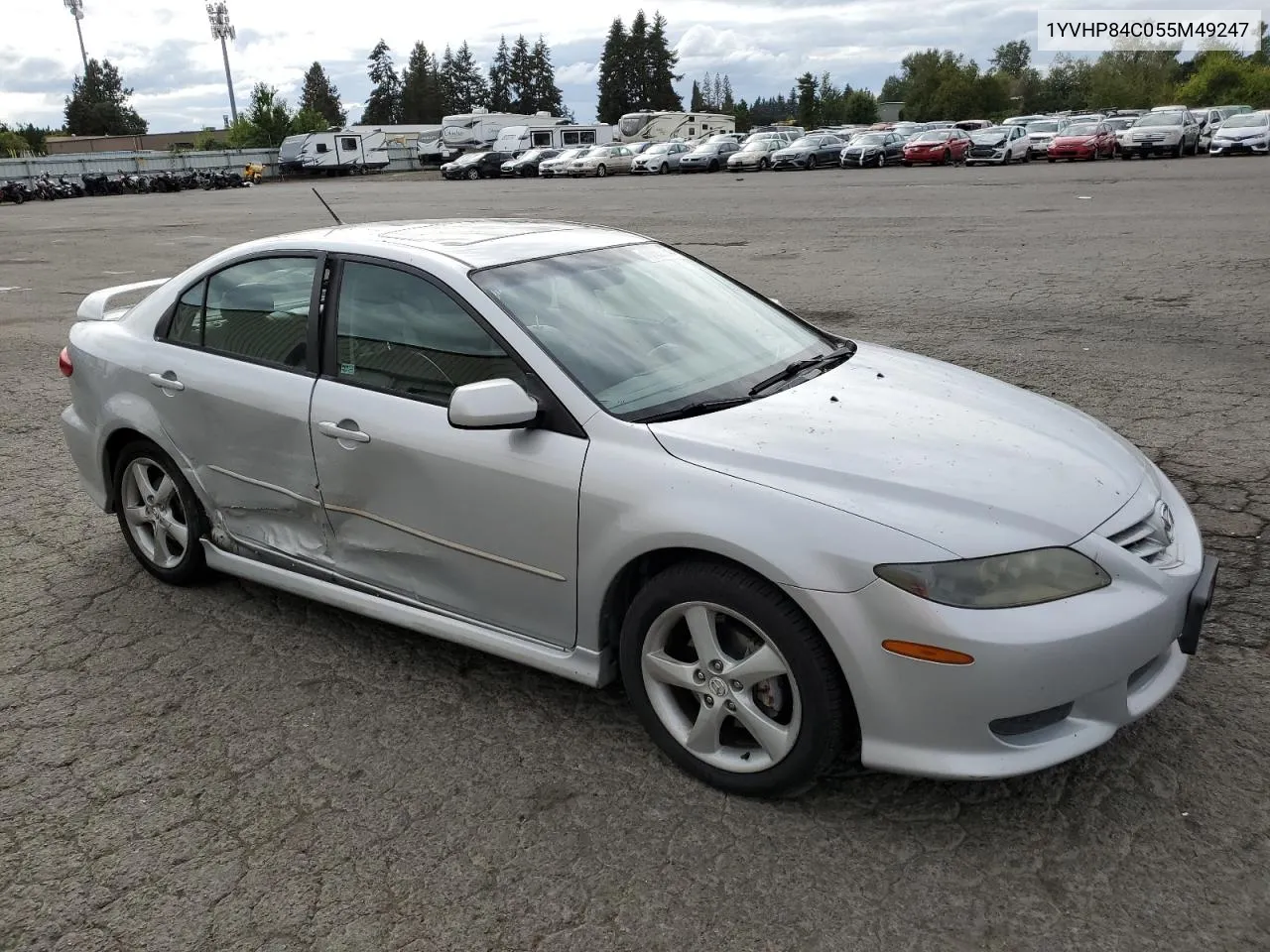 2005 Mazda 6 I VIN: 1YVHP84C055M49247 Lot: 68562554