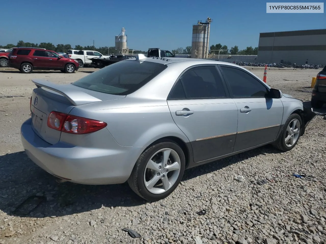 2005 Mazda 6 I VIN: 1YVFP80C855M47565 Lot: 69951174