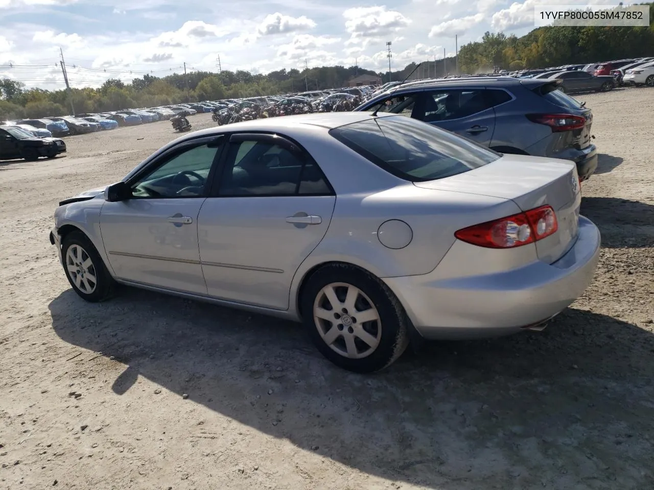 2005 Mazda 6 I VIN: 1YVFP80C055M47852 Lot: 73648414