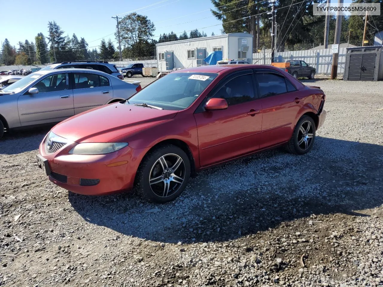 2005 Mazda 6 I VIN: 1YVFP80C055M56809 Lot: 74135704