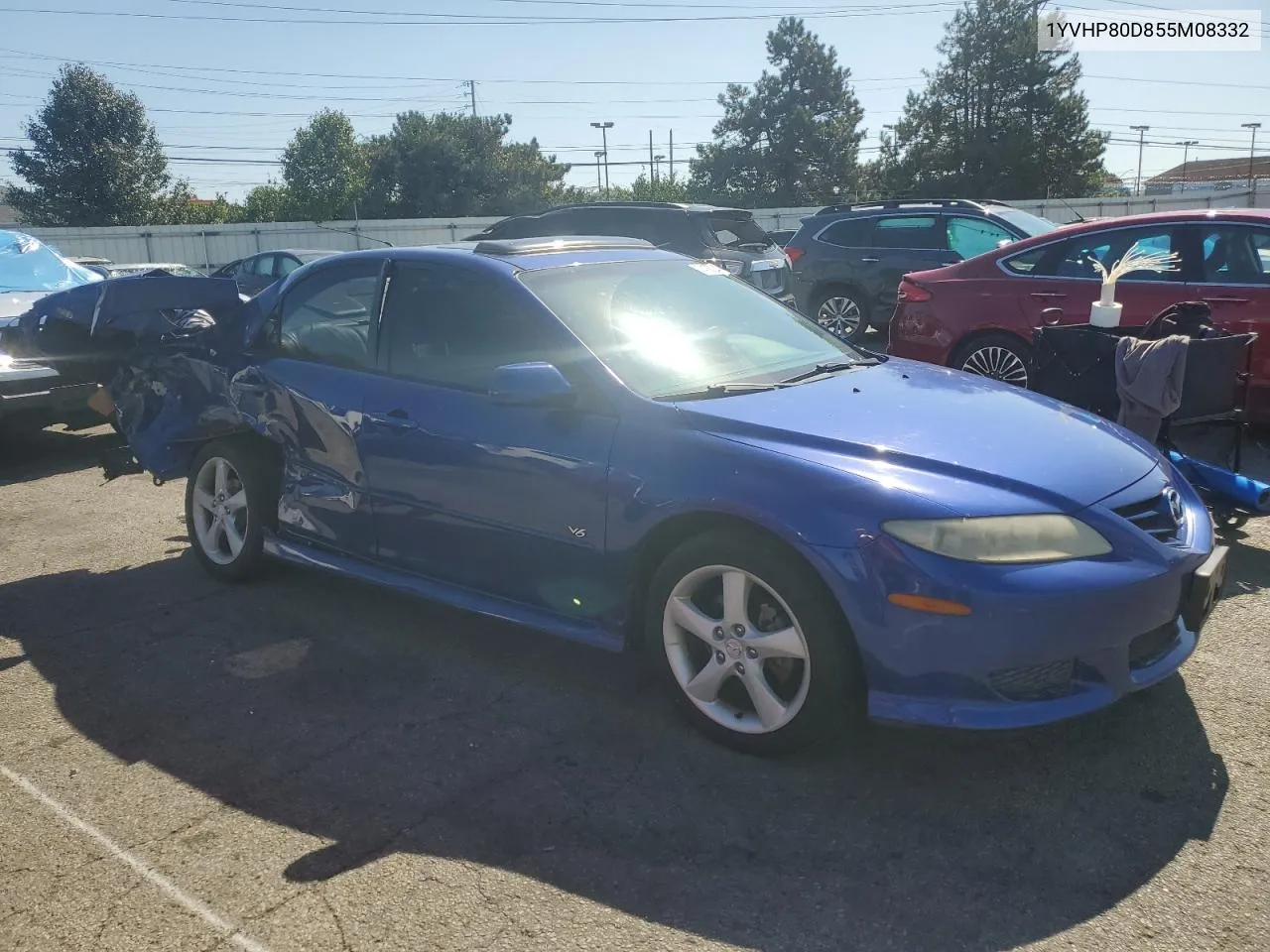 2005 Mazda 6 S VIN: 1YVHP80D855M08332 Lot: 74193224