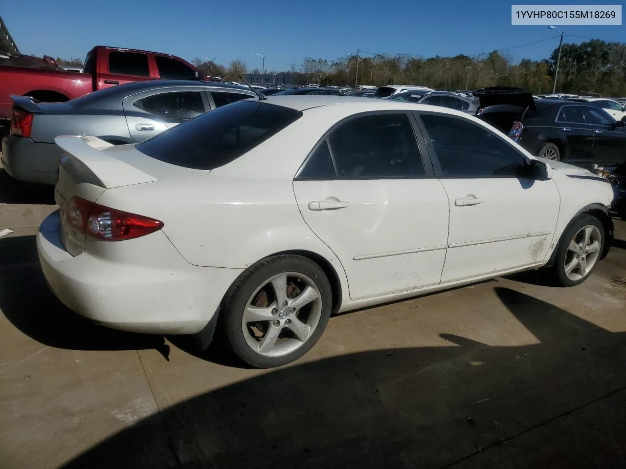 2005 Mazda 6 I VIN: 1YVHP80C155M18269 Lot: 77330674