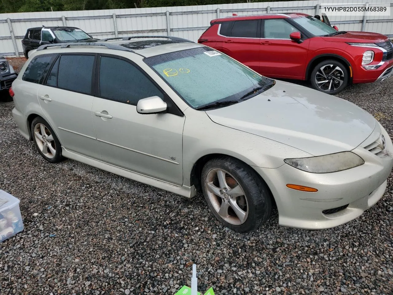 2005 Mazda 6 S VIN: 1YVHP82D055M68389 Lot: 78304674