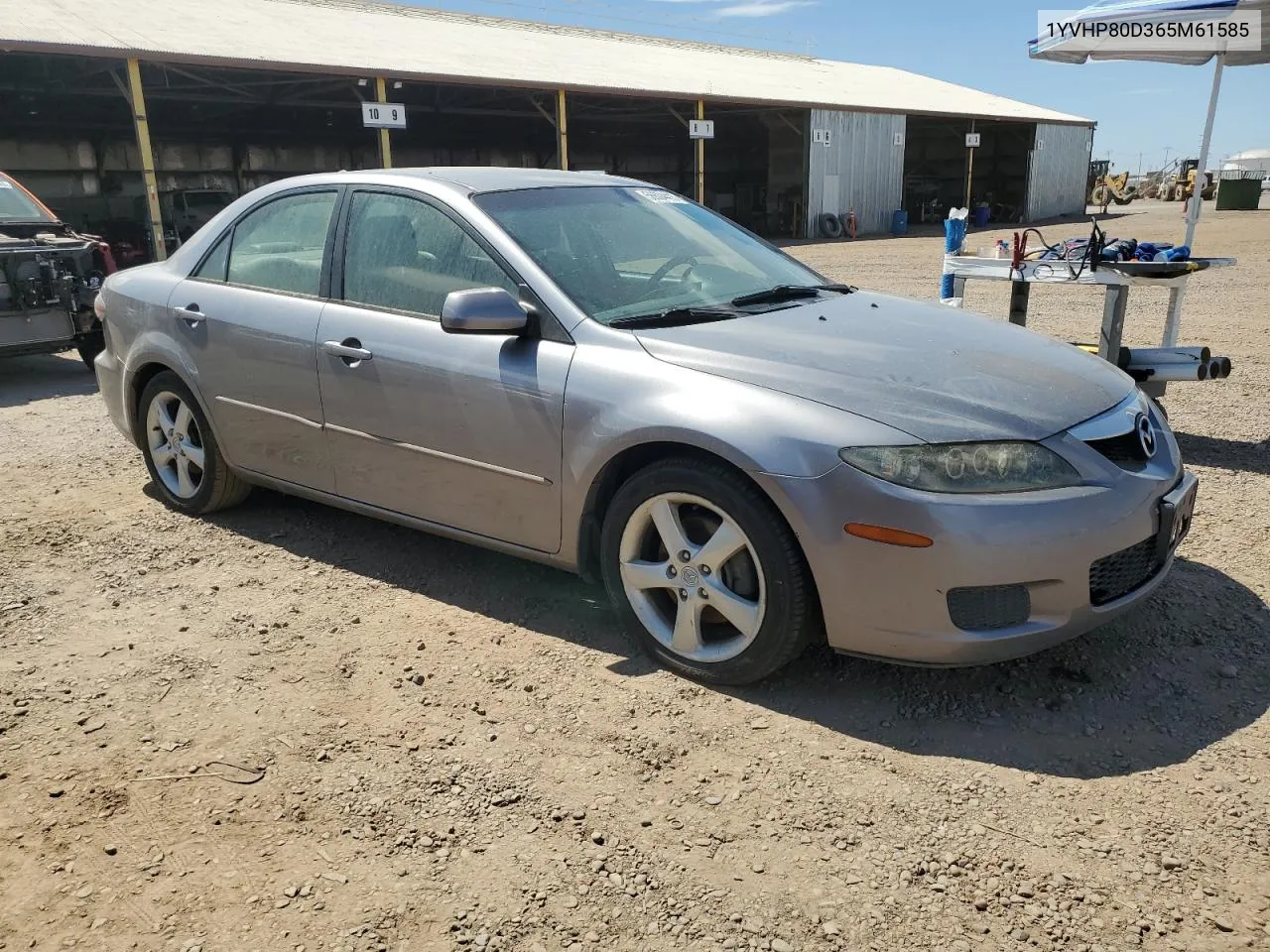 2006 Mazda 6 S VIN: 1YVHP80D365M61585 Lot: 54642834