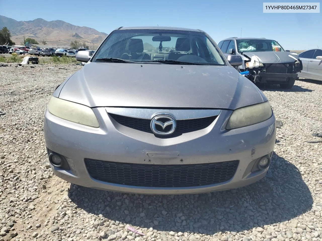 2006 Mazda 6 S VIN: 1YVHP80D465M27347 Lot: 68350204