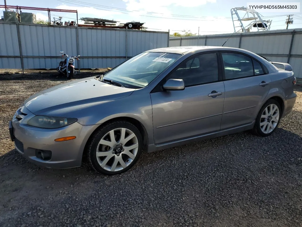 2006 Mazda 6 S VIN: 1YVHP84D565M45303 Lot: 70111324