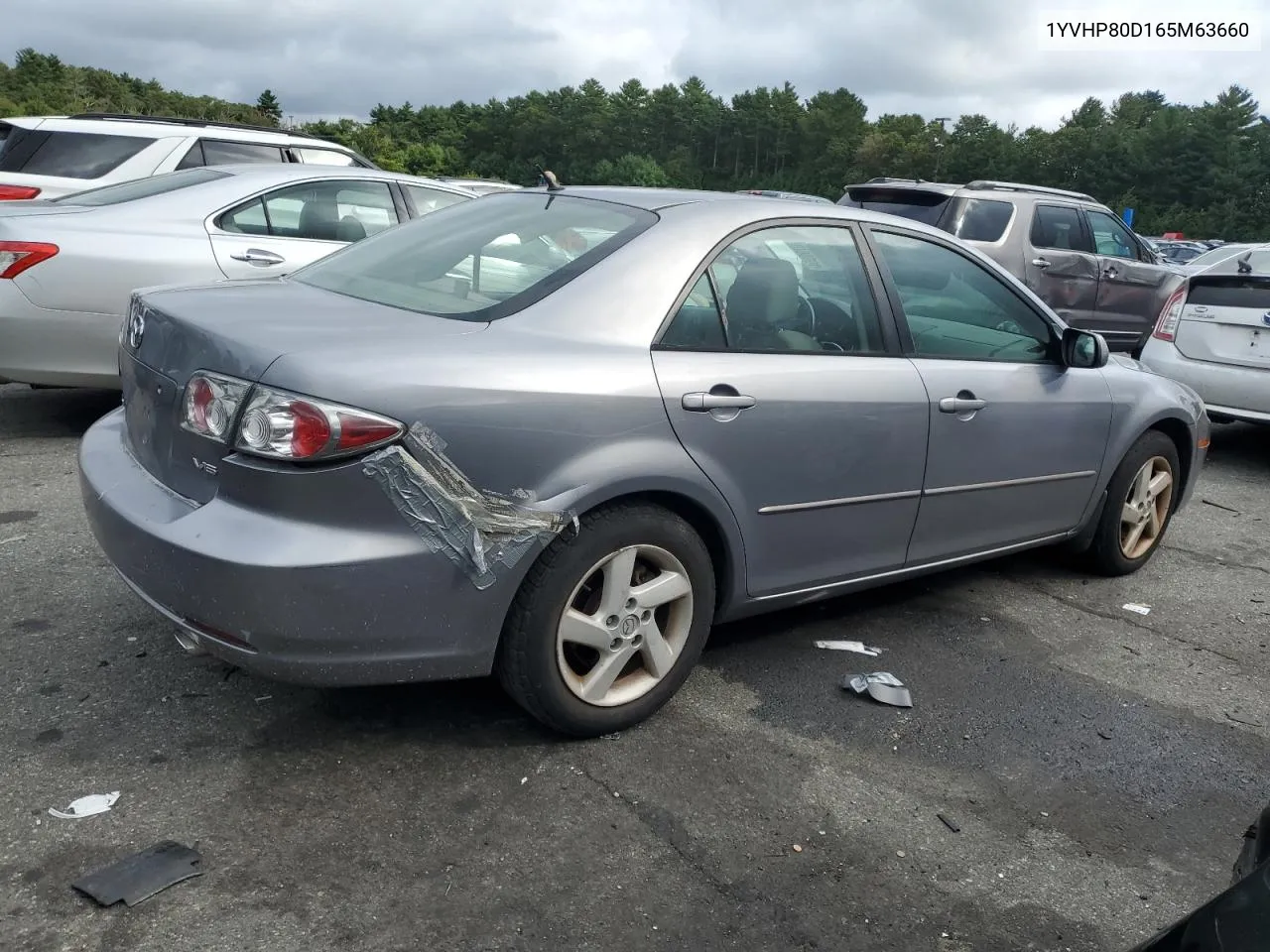 2006 Mazda 6 S VIN: 1YVHP80D165M63660 Lot: 70790554