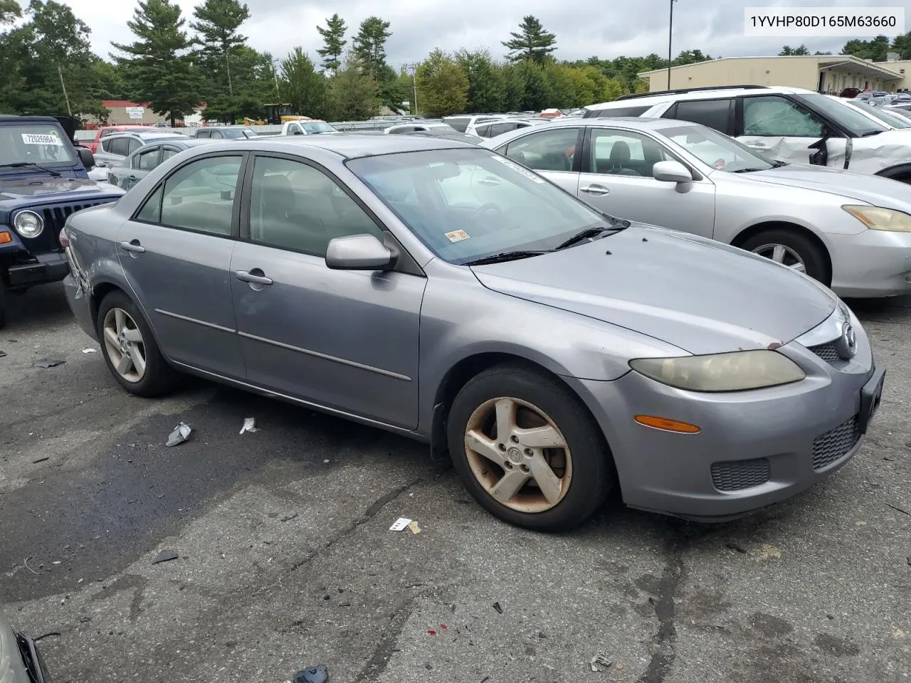 2006 Mazda 6 S VIN: 1YVHP80D165M63660 Lot: 70790554