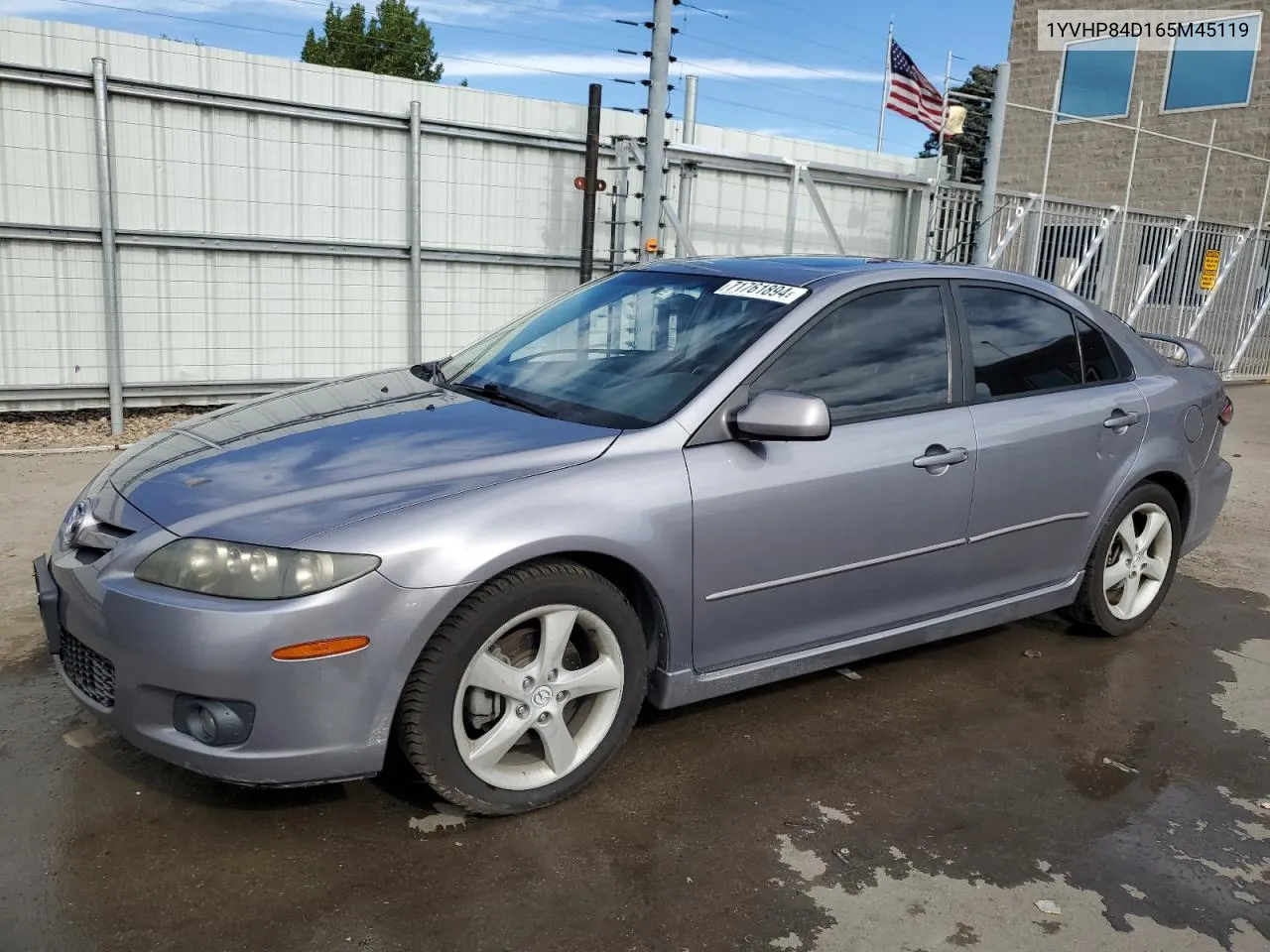 1YVHP84D165M45119 2006 Mazda 6 S