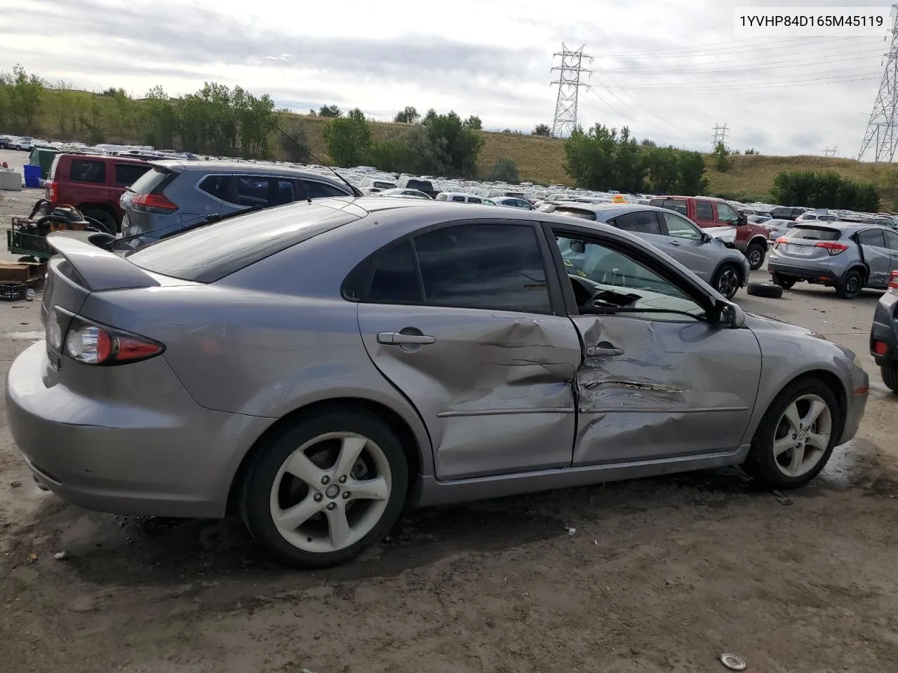 2006 Mazda 6 S VIN: 1YVHP84D165M45119 Lot: 71761894