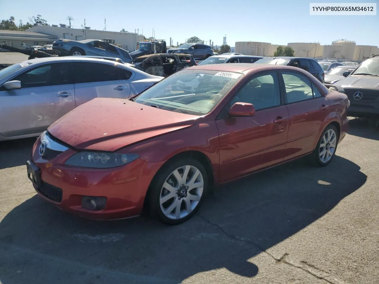 2006 Mazda 6 S VIN: 1YVHP80DX65M34612 Lot: 72659974