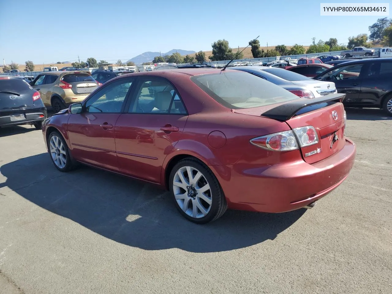 2006 Mazda 6 S VIN: 1YVHP80DX65M34612 Lot: 72659974