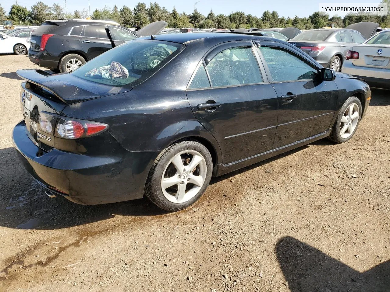 2006 Mazda 6 S VIN: 1YVHP80D065M33050 Lot: 73218754