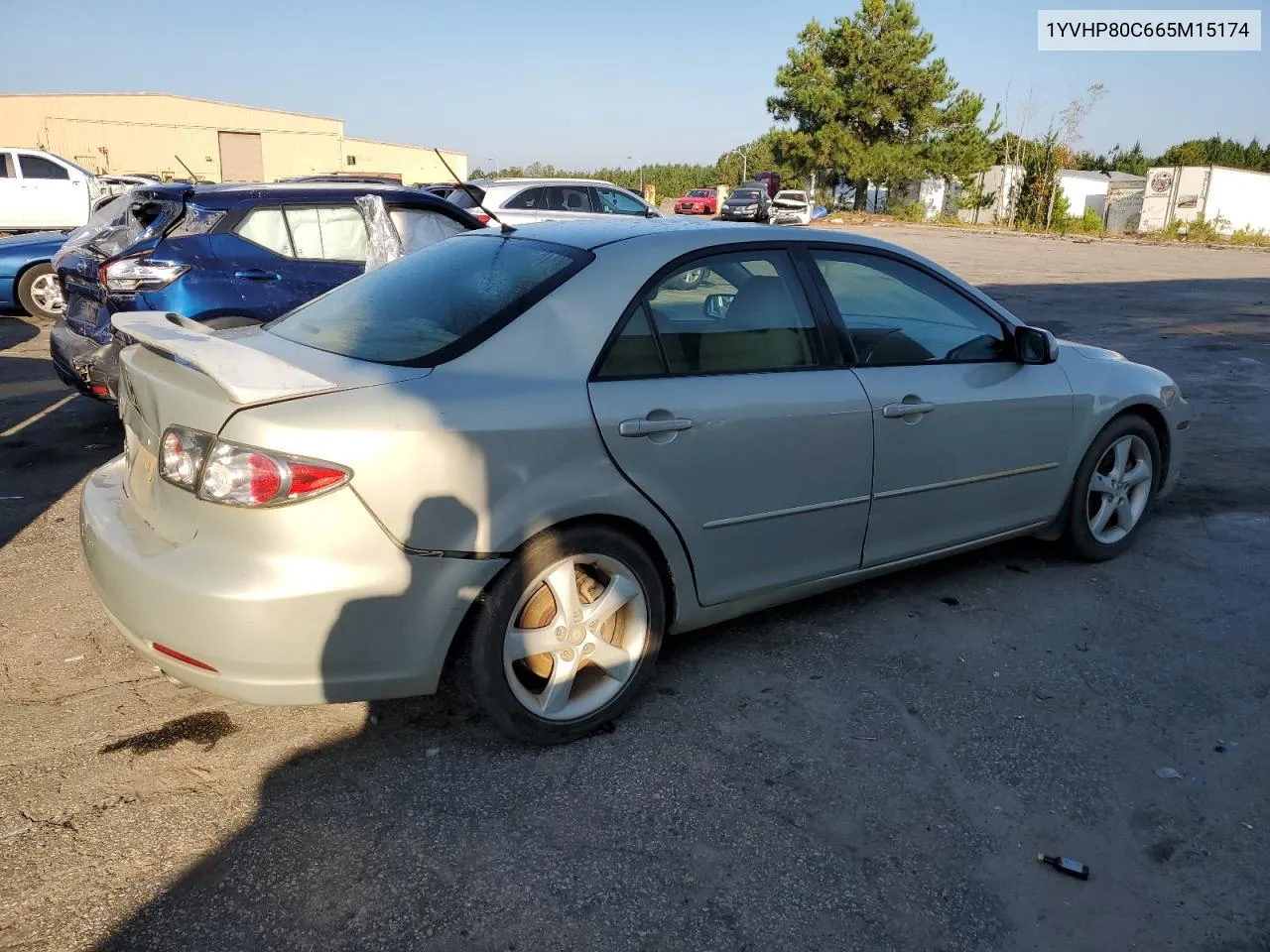 2006 Mazda 6 I VIN: 1YVHP80C665M15174 Lot: 74291264