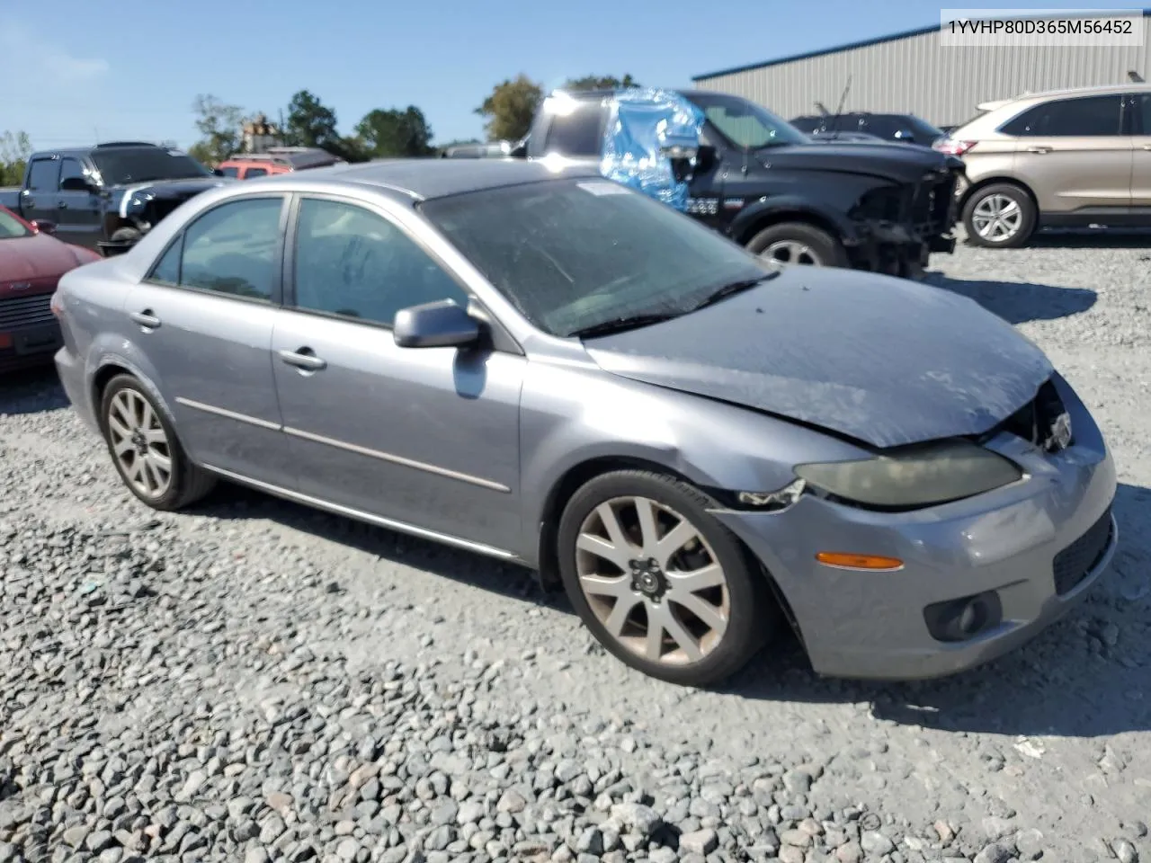 1YVHP80D365M56452 2006 Mazda 6 S