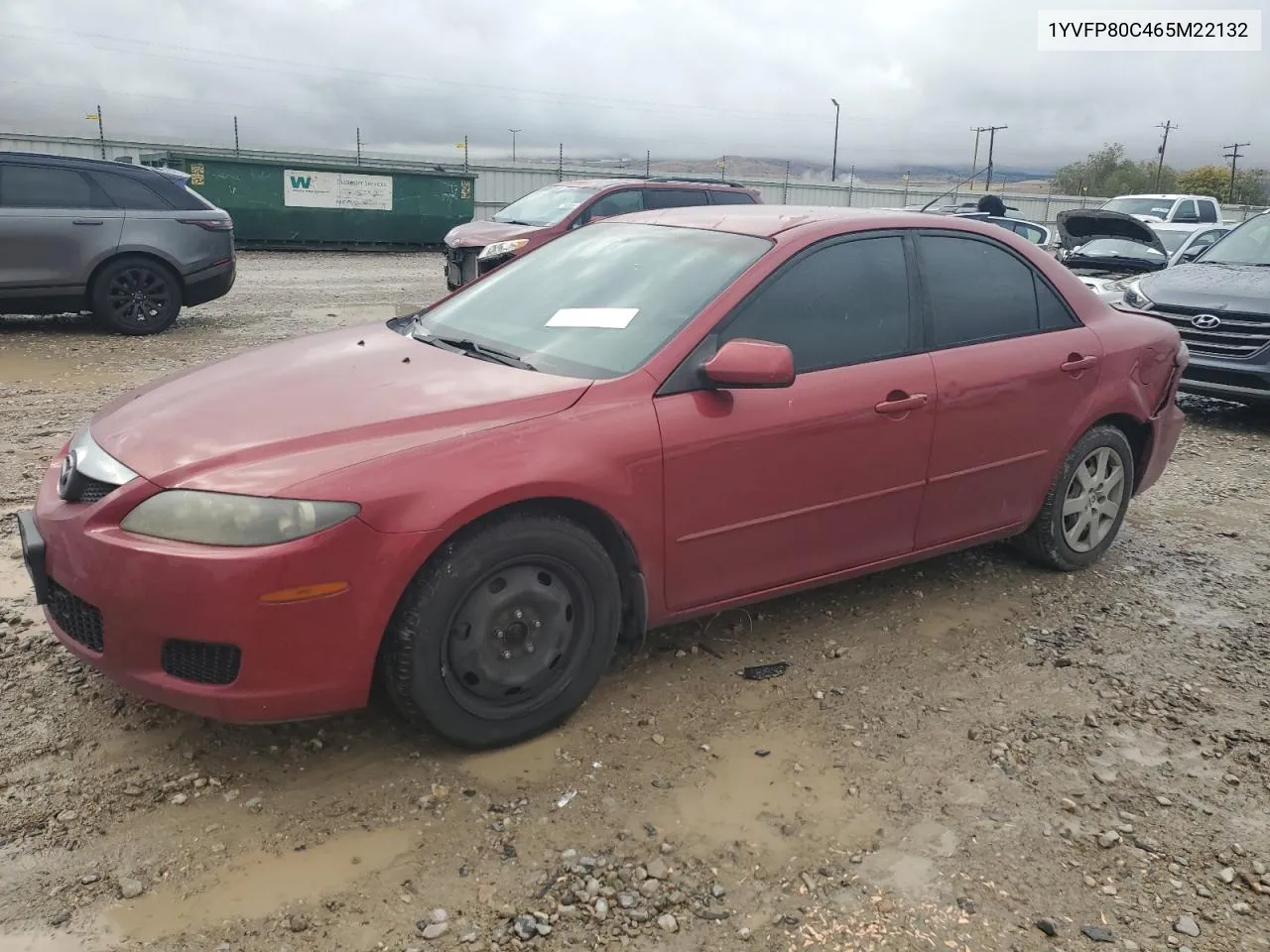 2006 Mazda 6 I VIN: 1YVFP80C465M22132 Lot: 76111984