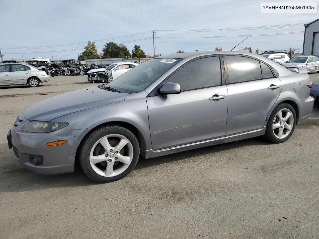 2006 Mazda 6 S VIN: 1YVHP84D265M61345 Lot: 77046304