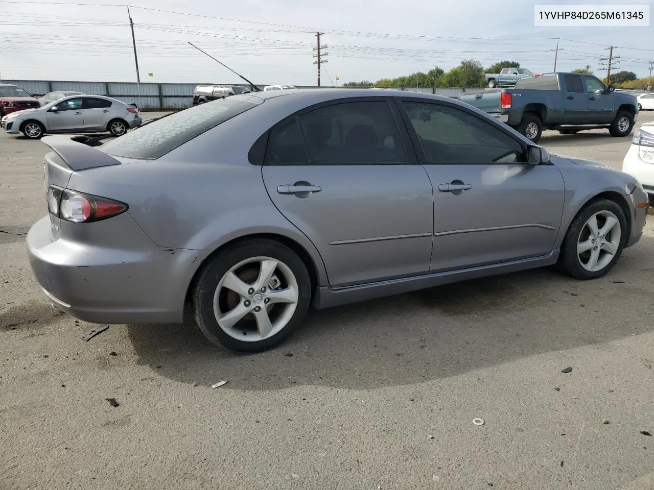 2006 Mazda 6 S VIN: 1YVHP84D265M61345 Lot: 77046304