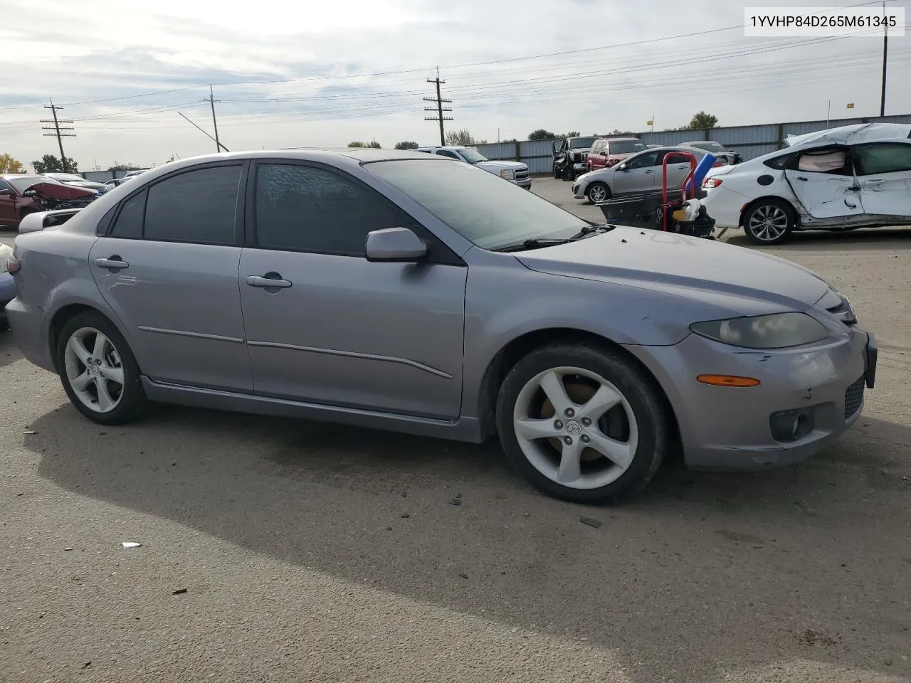 2006 Mazda 6 S VIN: 1YVHP84D265M61345 Lot: 77046304